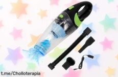 Aspiradora de mano inalámbrica con succión bestial que limpia hasta el último rincón, oferta rebajada a un precio loco: ¡aprovecha este chollo y deja tu hogar impecable sin esfuerzo!