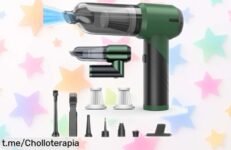 Aspiradora de mano super potente y sin cables para dejar tu casa y coche impecables a un precio rebajado que no podrás creer, ¡date prisa antes de que se acabe este ofertón!