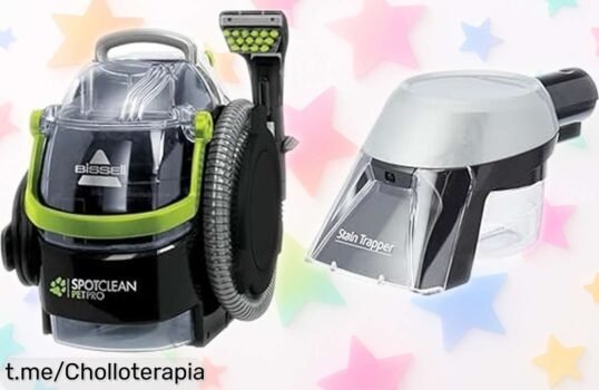 Aspiradora portátil BISSELL SpotClean Pet Pro con succión imbatible, aprovecha el precio rebajado y consigue un hogar brillante lleno de felicidad. ¡No lo dejes pasar!
