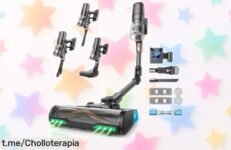 Aspiradora sin cables Proscenic de succión potente a precio rebajado, limpia fácil y rápido; aprovecha este super chollo para que tu hogar brille ahora mismo.