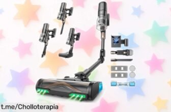 Aspiradora sin cables Proscenic de succión potente a precio rebajado, limpia fácil y rápido; aprovecha este super chollo para que tu hogar brille ahora mismo.