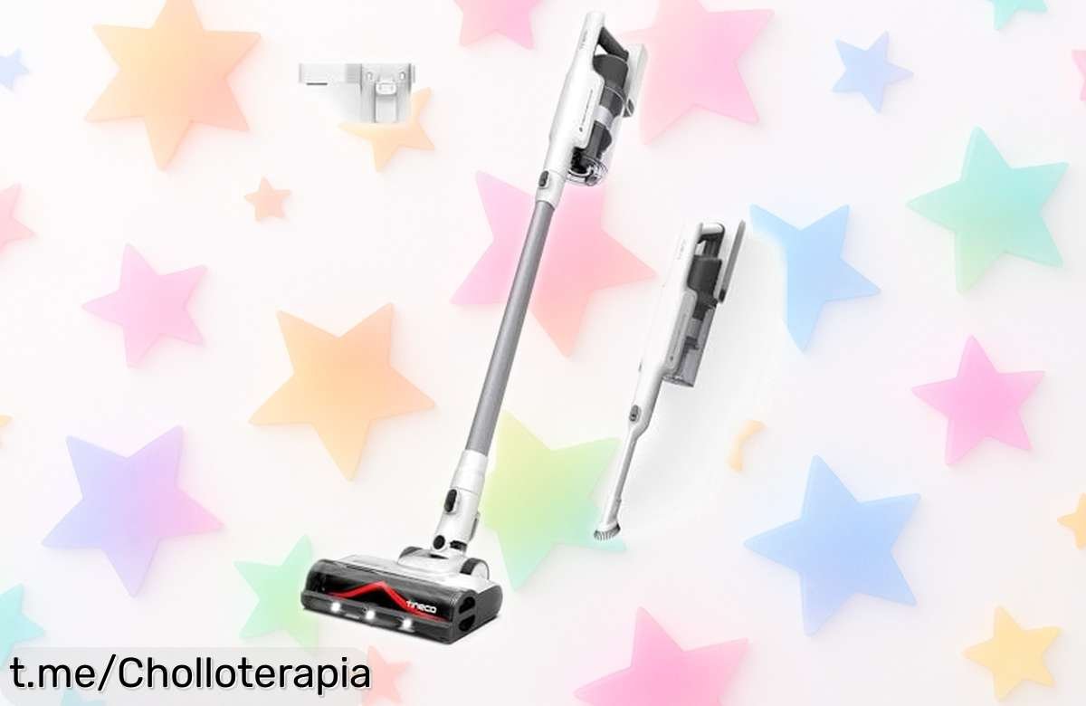 Aspiradora vertical Tineco con potente succión y luz LED: aprovecha este descuento brutal y llévate a casa un super chollo antes de que desaparezca.