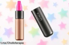 Atrévete a brillar con la barra de labios mate KIKO Milano, ¡precio rebajado y unidades limitadas! Tu look perfecto te espera, no lo dejes pasar.