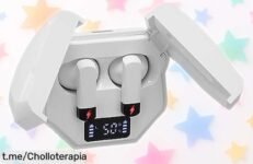 Auriculares con traductor en tiempo real para 144 idiomas: ¡ofertón a precio loco que no puedes dejar pasar! Corre y escucha todo lo que amas sin perderte ni una palabra.