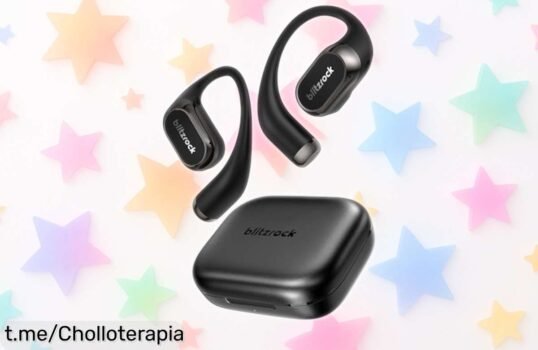 Auriculares inalámbricos BlitzRock con sonido nítido y batería eterna a precio rebajado, no dejes pasar esta oferta única para disfrutar la música como nunca antes ¡date prisa!