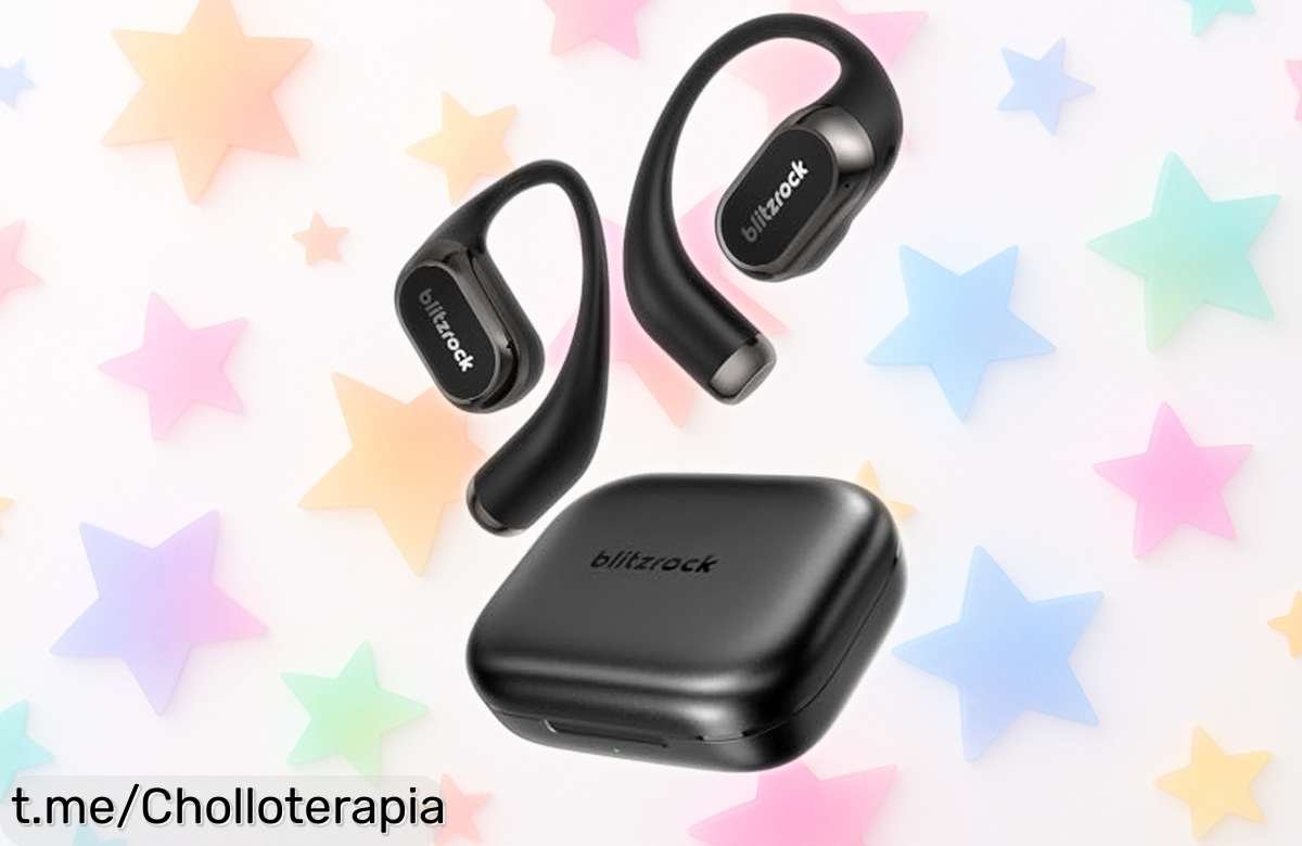 Auriculares inalámbricos BlitzRock con sonido nítido y batería eterna a precio rebajado, no dejes pasar esta oferta única para disfrutar la música como nunca antes ¡date prisa!