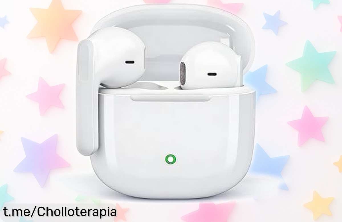 Auriculares inalámbricos Bluetooth 5.4 con cancelación de ruido HD a un precio loco, disfruta cada sonido y cada llamada como nunca antes ¡No te quedes sin ellos, que vuelan!