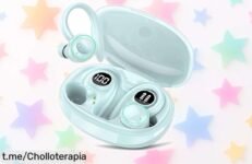 Auriculares inalámbricos deportivos PEFUPEW con gancho a un super chollo, corre y disfruta de tu música sin límites ¡No te quedes sin ellos!