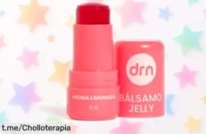 Bálsamo labial Jelly DRN sabor limonada rosa a precio rebajado, ¡dale vida a tus labios y atrévete a lucir irresistible antes de que se acabe!