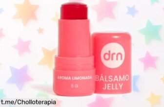 Bálsamo labial Jelly DRN sabor limonada rosa a precio rebajado, ¡dale vida a tus labios y atrévete a lucir irresistible antes de que se acabe!