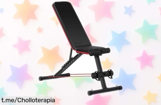 Banco abdominal trolly con respaldo ajustable: la oferta rebajada que te pone fit en tiempo récord y no puedes dejar escapar, ¡date prisa antes de que se agote este chollazo!