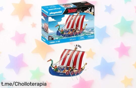 Barco pirata de Astérix y Obélix ¡Super chollo con precio rebajado! Aventura épica para peques desde 5 años, corre antes que se agoten y despierta su imaginación.