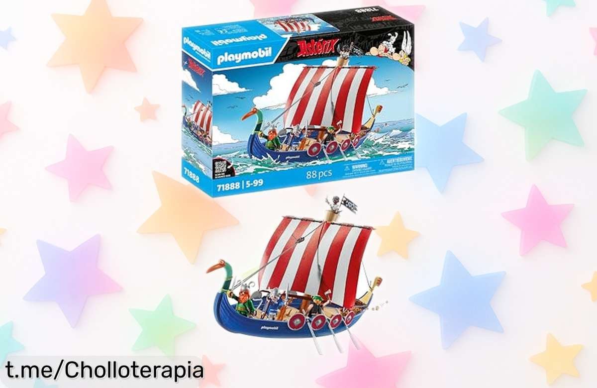 Barco pirata de Astérix y Obélix ¡Super chollo con precio rebajado! Aventura épica para peques desde 5 años, corre antes que se agoten y despierta su imaginación.
