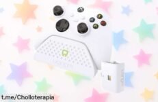 Base de carga Venom blanca para Xbox con batería recargable: olvídate de cables y juega sin parar, ¡oferta rebajada por tiempo limitado que no querrás perderte!