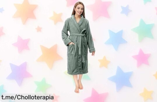 Bata NY Threads súper suave y cálida para tus días de relax en casa: ¡rebaja brutal por tiempo limitado! No te quedes sin tu nuevo abrazo, actúa ya y aprovecha este regalo para ti.