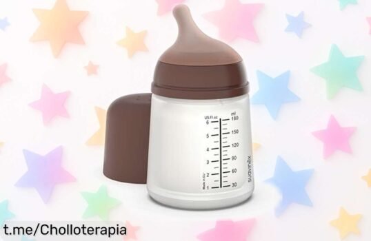 Biberón anticólico Suavinex para recién nacidos a precio rebajado, evita cólicos y asegura tranquilidad en las comidas ¡Este super chollo tu bebé no se lo puede perder!