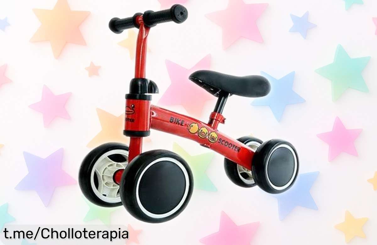 Bicicleta de equilibrio para niños con 2 y 4 ruedas, ¡rebajada a un precio que volará! Fomenta la alegría y el juego; no dejes pasar esta oferta increíble.