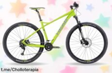 Bicicleta de montaña HEAD unisex verde mate, con cambio Shimano y frenos Clarks ¡Ahora a precio rebajado! Salta a la aventura antes que se agoten y vive emociones increíbles en cada ruta.
