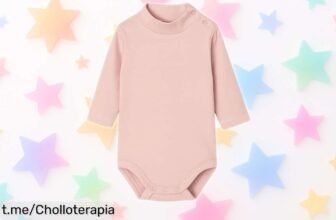 Body para bebé unisex Babidu en rosa a precio rebajado, fácil de poner y con estilo; ¡no te quedes sin el look perfecto para tu peque, que vuelan!