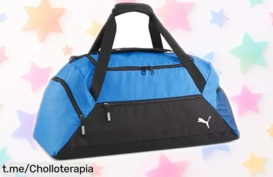 Bolsa de deporte Puma teamGOAL M con espacio gigante de 65 litros a precio rebajado, ¡no te quedes sin la tuya y lleva todo lo que quieras sin complicaciones!