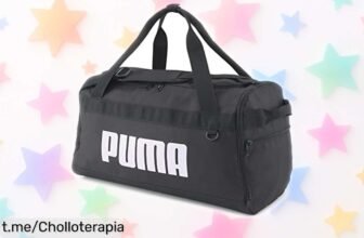 Bolsa de lona Puma Challenger, ¡rebajada y lista para llevar todo con estilo! No te quedes sin la tuya, corre que vuelan los chollos.