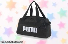 Bolsa de lona ligera Puma challenger, diseño negro y resistencia top ¡aprovecha este super chollo a precio loco antes de que se acabe! Tu estilo te lo agradecerá.