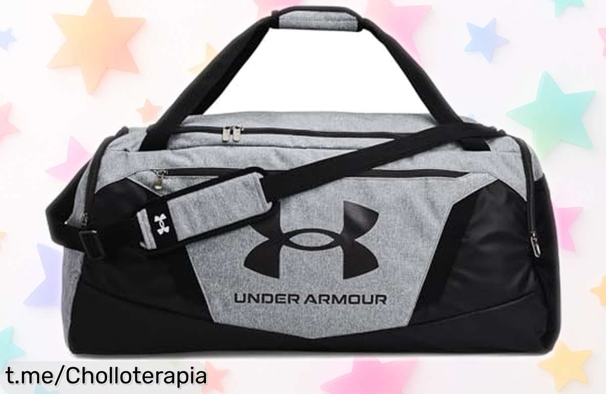 Bolsa deportiva resistente al agua Under Armour, un super chollo a precio rebajado para que te lleves la versatilidad perfecta antes de que desaparezca. ¡No te quedes sin ella!