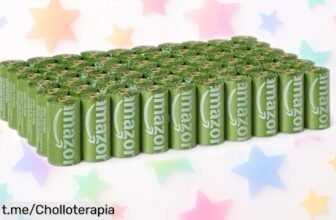 Bolsas súper resistentes Amazon Basics para residuos de perro en mega pack: ¡ofertón irrepetible que no puedes dejar escapar, tu paseo te lo agradece!