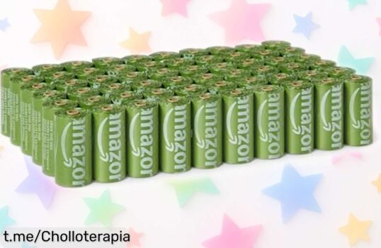 Bolsas súper resistentes Amazon Basics para residuos de perro en mega pack: ¡ofertón irrepetible que no puedes dejar escapar, tu paseo te lo agradece!
