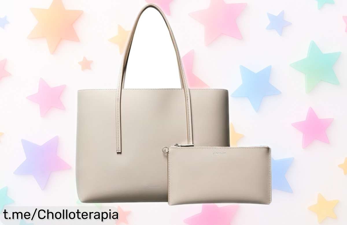 Bolso tote small Calvin Klein para mujer, diseño exclusivo a precio rebajado que vuela; ¡no te quedes sin el tuyo y presume de estilo y confianza ya!