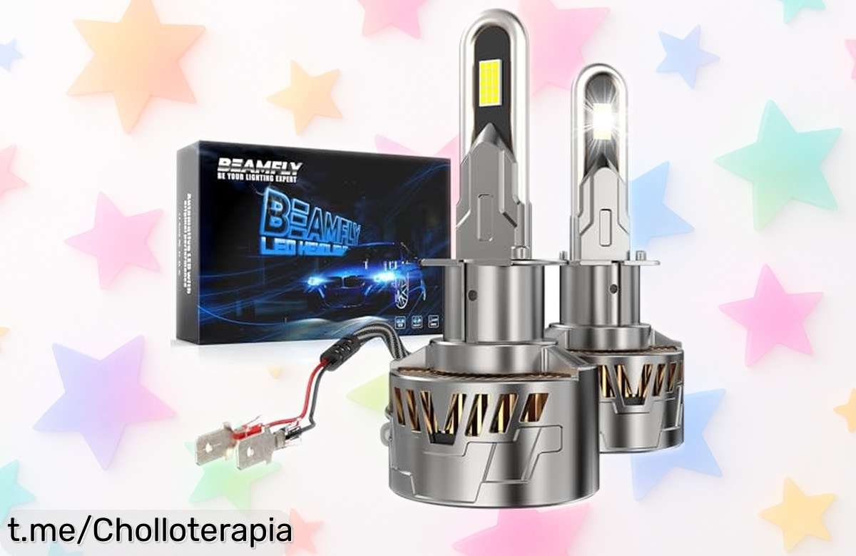 Bombillas LED Beamfly, 6 veces más luz y doble duración a precio rebajado: ilumina tus noches y siente la diferencia en cada viaje. ¡No te lo pierdas!