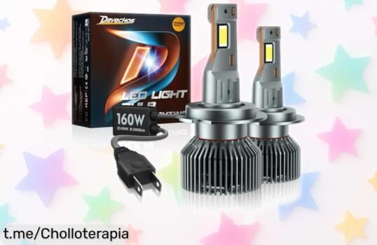 Bombillas LED H7 súper potentes que iluminan 3 veces más, ahora a precio rebajado; ¡aprovéchalas antes de que se agoten y transforma cada viaje en una experiencia increíble!