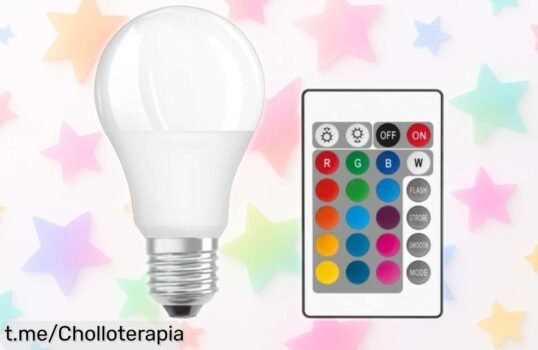 Bombillas LED RGBW G45 E27: ilumina tu hogar con color y buen rollo, ¡super chollo ahora a precio rebajado! Corre que vuelan, no te quedes sin el ofertón.