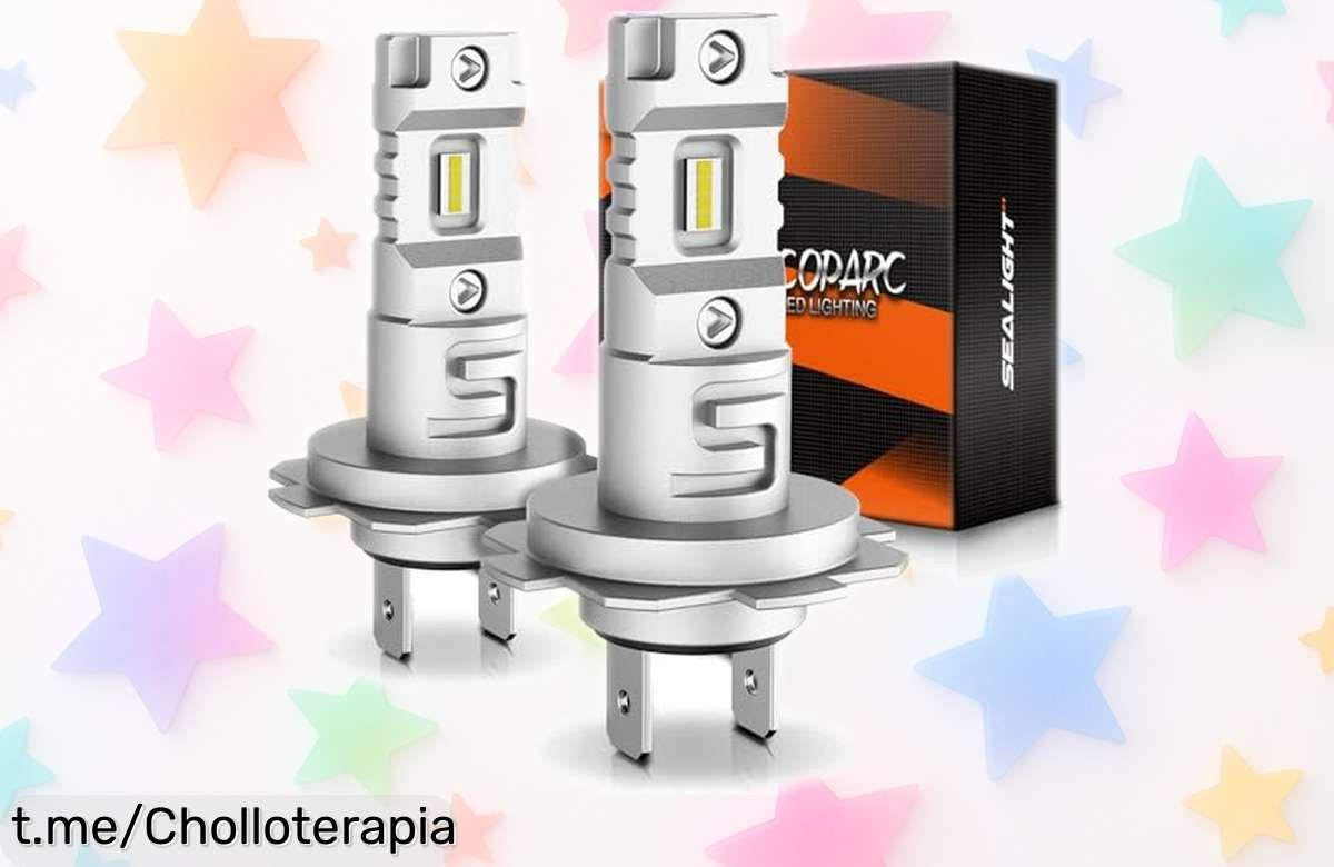 Bombillas LED SEALIGHT para coche, instalación rápida y 50.000 horas de luz blanca intensa a precio rebajado; dale a tu coche el cambio que se merece, no esperes más y aprovecha la oferta.