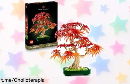 Bonsái de arce rojo japonés en LEGO con hojas otoñales a precio rebajado; ¡decora tu hogar con este ofertón y llena tu vida de color ahora mismo!