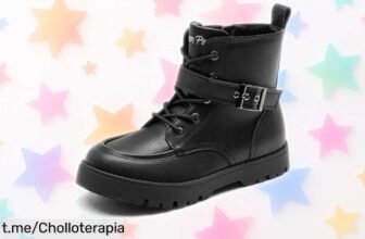 Botas Dream Pairs para niños con suela antideslizante, ¡super chollo a precio loco! Mantén a tus peques felices y seguros este invierno. ¡Corre, que vuelan!