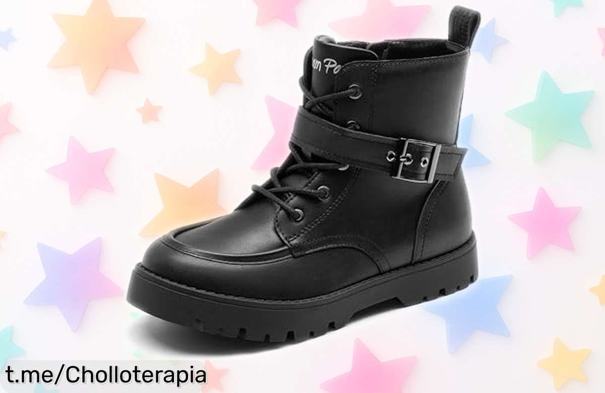 Botas Dream Pairs para niños con suela antideslizante, ¡super chollo a precio loco! Mantén a tus peques felices y seguros este invierno. ¡Corre, que vuelan!