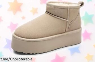 Botas de nieve mujer Dream Pairs con plataforma para brillar este invierno, ¡descuento brutal que no puedes dejar escapar!