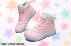 Botas de nieve unisex Barefoot con forro cálido, la oportunidad que esperabas: ¡aprovecha este super chollo antes de que se agoten y mantén tus pies calentitos!