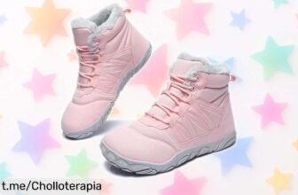 Botas de nieve unisex Barefoot con forro cálido, la oportunidad que esperabas: ¡aprovecha este super chollo antes de que se agoten y mantén tus pies calentitos!