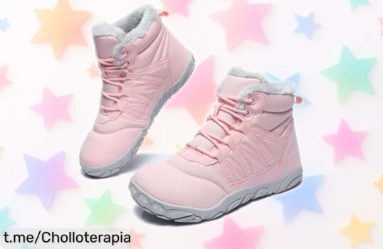 Botas de nieve unisex Barefoot con forro cálido, la oportunidad que esperabas: ¡aprovecha este super chollo antes de que se agoten y mantén tus pies calentitos!
