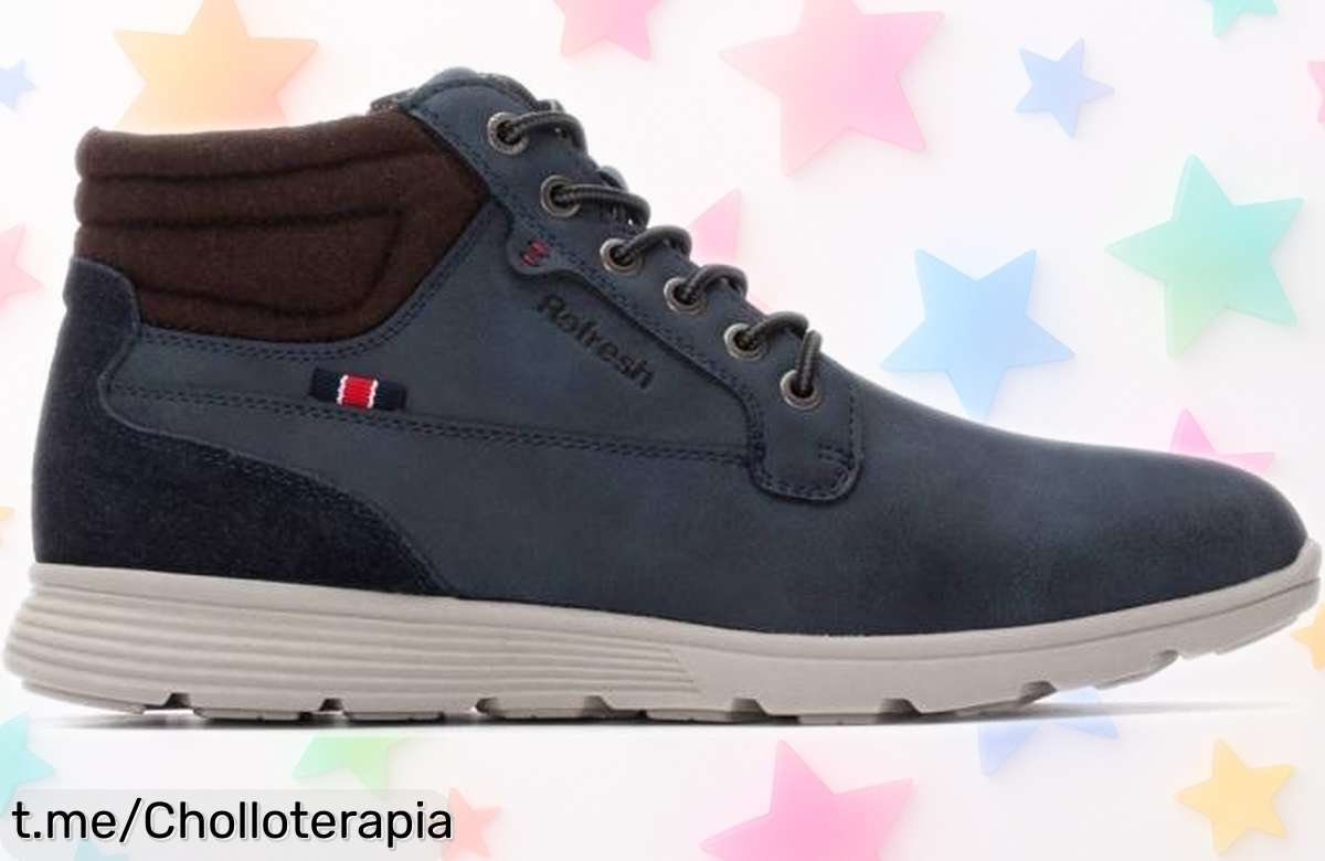 Botín Refresh para hombre, estilo casual y versatilidad top a precio rebajado; ¡no dejes escapar este super chollo que elevará tu confianza en cada paso!