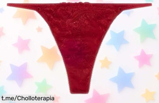 Braga brasileña roja de Womenssecret: diseño único para brillar estas fiestas a un precio rebajado de locura, ¡aprovéchalo y vive la Navidad con estilo!