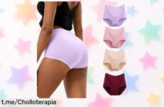 Bragas sin costuras WEASIC para mujer, pack de 4 colores a precio rebajado que no se repite: ¡consigue este super chollo y realza tu figura ahora mismo!