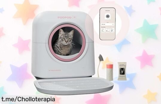 Caché de gato autolimpiante Poopod con APP y sensor a precio rebajado, limpieza sin olores ni esfuerzo ¡Corre por este ofertón que hará feliz a tu felino y te quitará preocupaciones!