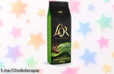 Café en grano natural 100 % arábica L'OR Espresso Brazil, un sabor suave y cremoso que te hará sonreír; ¡aprovecha este precio rebajado antes de que sea tarde!