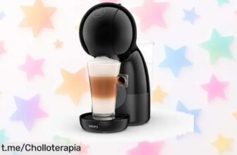 Cafetera Dolce Gusto negra compacta: Super chollo con descuento brutal, date un gusto y llena tus días de energía. ¡No te quedes sin la tuya!