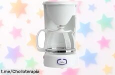 Cafetera de goteo JATA para 8 tazas a un precio rebajado que volará, ¡disfruta cada sorbo de tu café caliente y sabroso antes que se acabe!