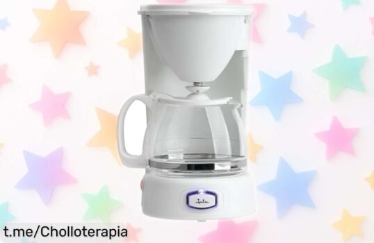 Cafetera de goteo JATA para 8 tazas a un precio rebajado que volará, ¡disfruta cada sorbo de tu café caliente y sabroso antes que se acabe!