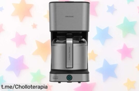 Cafetera de goteo potente Cecotec para disfrutar un café intenso al instante, ¡super chollo con precio rebajado que no puedes dejar escapar! Aprovecha esta oferta limitada y saborea cada taza.